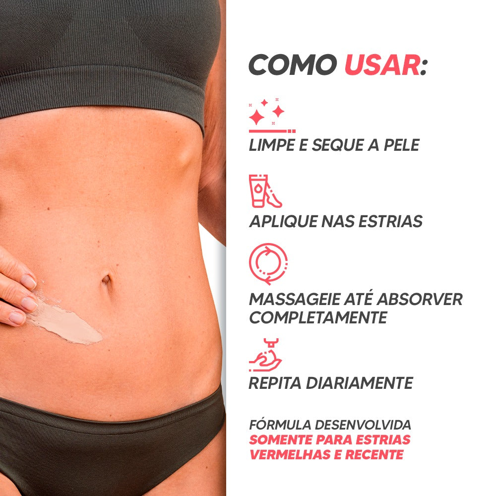 Cicatrissim Red Creme Para Estrias Vermelhas