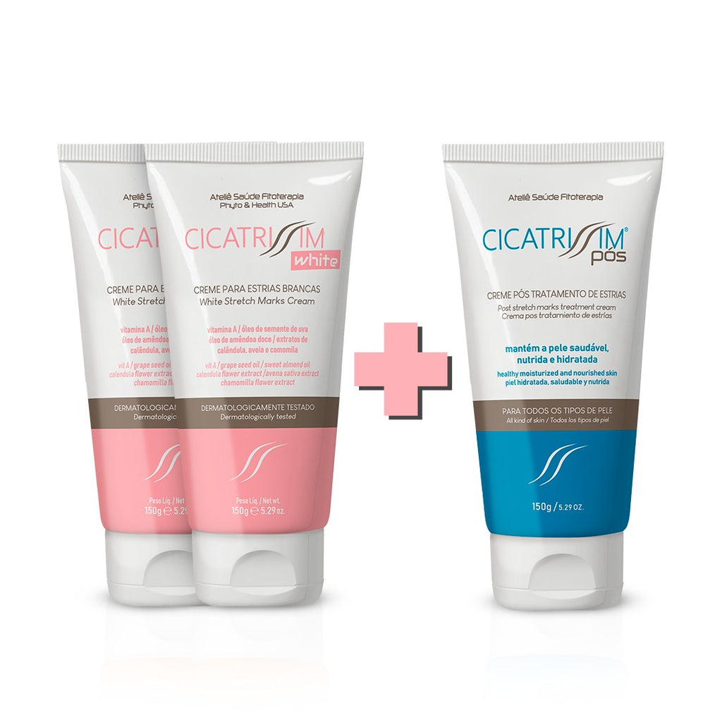 Kit CicatriSSimWhite 2un + CicatrissimPos 1un