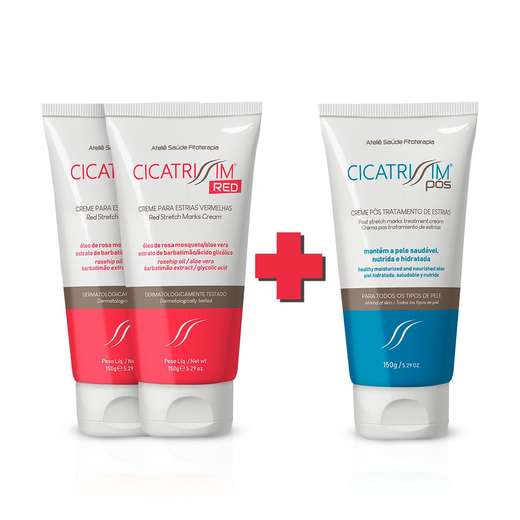 Kit CicatriSSim Red 2un + Cicatrissim Pos 1un
